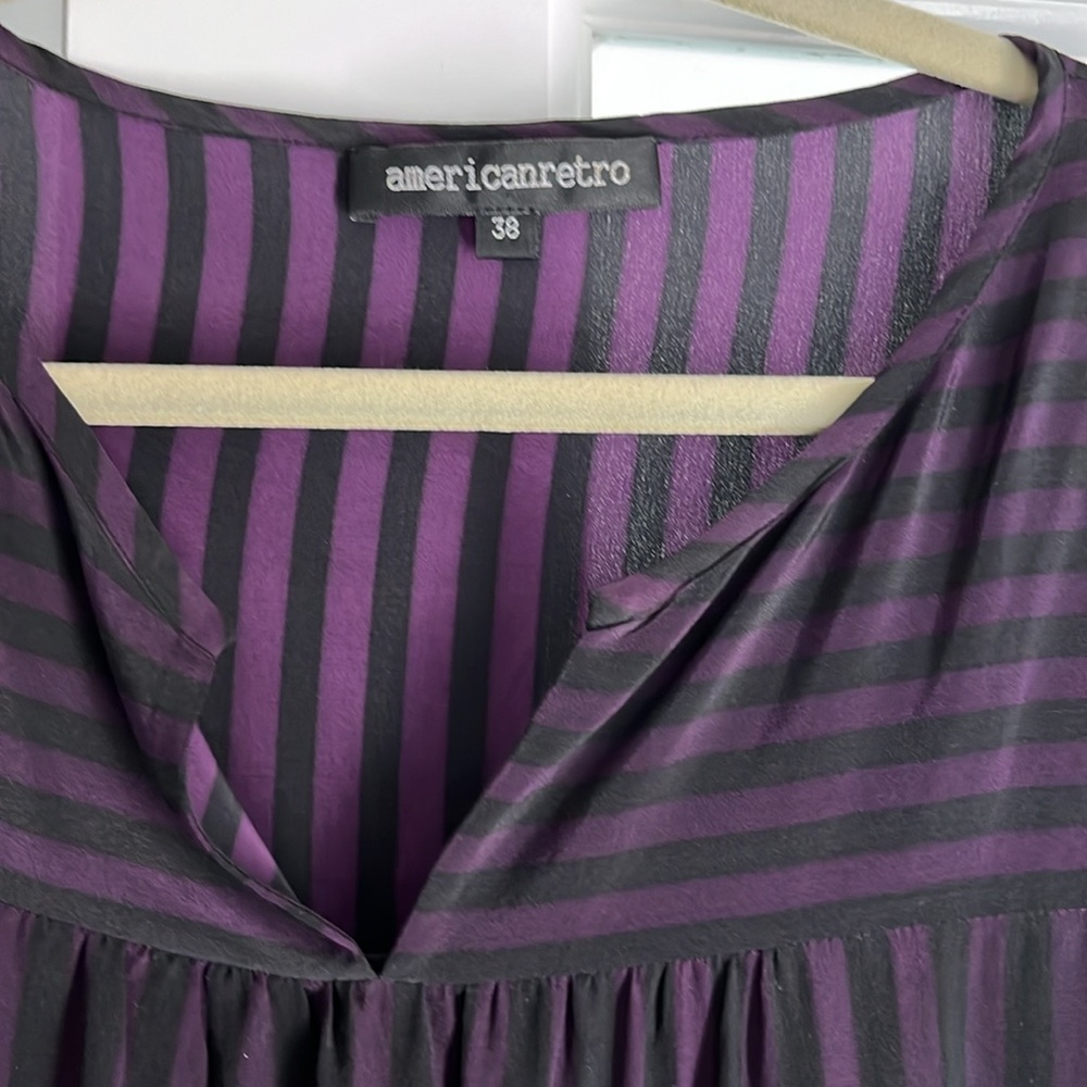 Americanretro silk midi dress - Picture 2 of 7